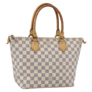 LOUIS VUITTON Damier Azur Saleya PM Tote Bag N51186 LV Auth 147835-1