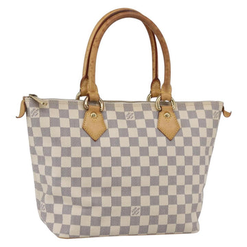 LOUIS VUITTON Damier Azur Saleya PM Tote Bag N51186 LV Auth 147835