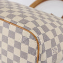 LOUIS VUITTON Damier Azur Saleya PM Tote Bag N51186 LV Auth 147835-9