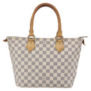LOUIS VUITTON Damier Azur Saleya PM Tote Bag N51186 LV Auth 147835-2