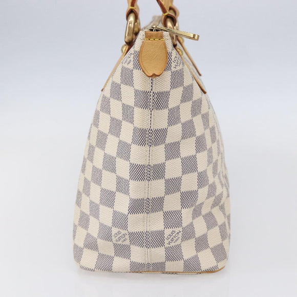 LOUIS VUITTON Damier Azur Saleya PM Tote Bag N51186 LV Auth 147835