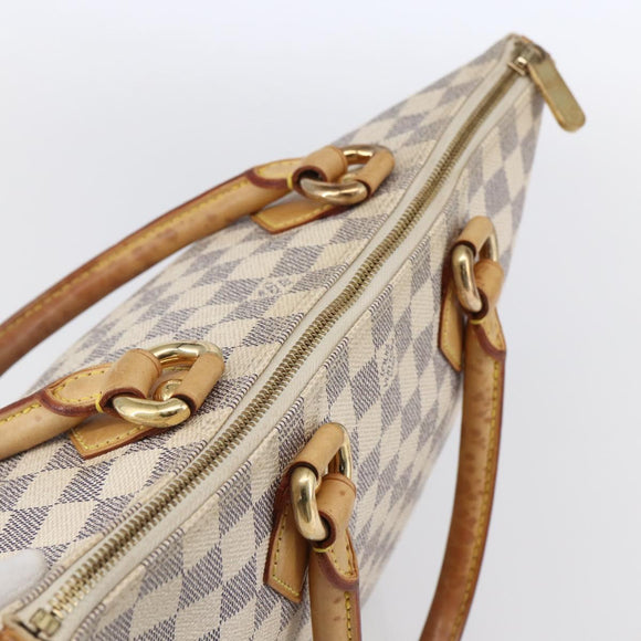 LOUIS VUITTON Damier Azur Saleya PM Tote Bag N51186 LV Auth 147835