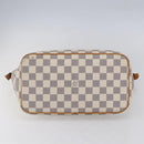 LOUIS VUITTON Damier Azur Saleya PM Tote Bag N51186 LV Auth 147835-5