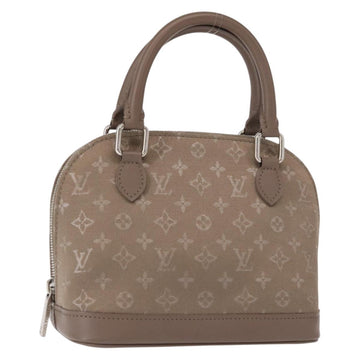 LOUIS VUITTON Monogram Satin Little Alma Hand Bag Gray M92147 LV Auth 147837A