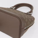 LOUIS VUITTON Monogram Satin Little Alma Hand Bag Gray M92147 LV Auth 147837A-14
