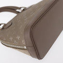 LOUIS VUITTON Monogram Satin Little Alma Hand Bag Gray M92147 LV Auth 147837A-15