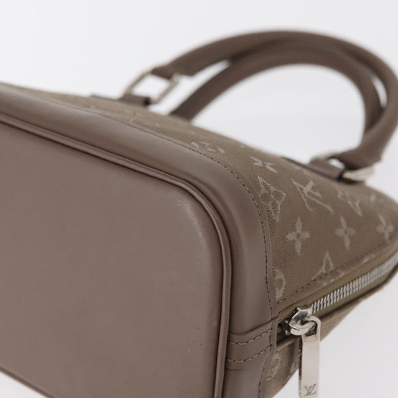 LOUIS VUITTON Monogram Satin Little Alma Hand Bag Gray M92147 LV Auth 147837A