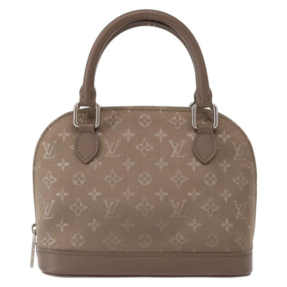 LOUIS VUITTON Monogram Satin Little Alma Hand Bag Gray M92147 LV Auth 147837A