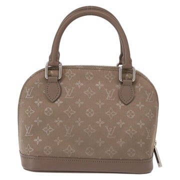 LOUIS VUITTON Monogram Satin Little Alma Hand Bag Gray M92147 LV Auth 147837A - 0