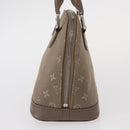 LOUIS VUITTON Monogram Satin Little Alma Hand Bag Gray M92147 LV Auth 147837A-3