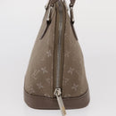 LOUIS VUITTON Monogram Satin Little Alma Hand Bag Gray M92147 LV Auth 147837A-4