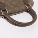 LOUIS VUITTON Monogram Satin Little Alma Hand Bag Gray M92147 LV Auth 147837A-7