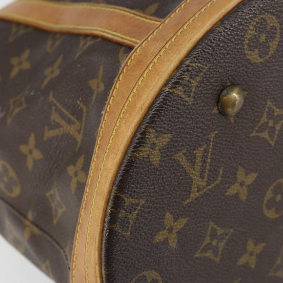 LOUIS VUITTON Monogram Bucket GM Shoulder Bag M42236 LV Auth 147839