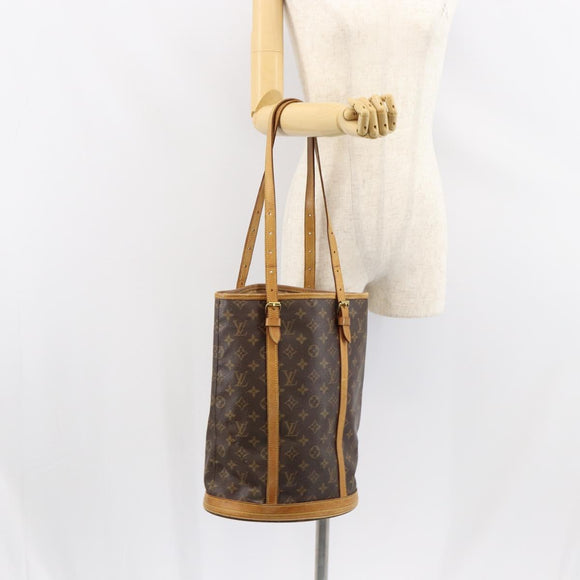 LOUIS VUITTON Monogram Bucket GM Shoulder Bag M42236 LV Auth 147839