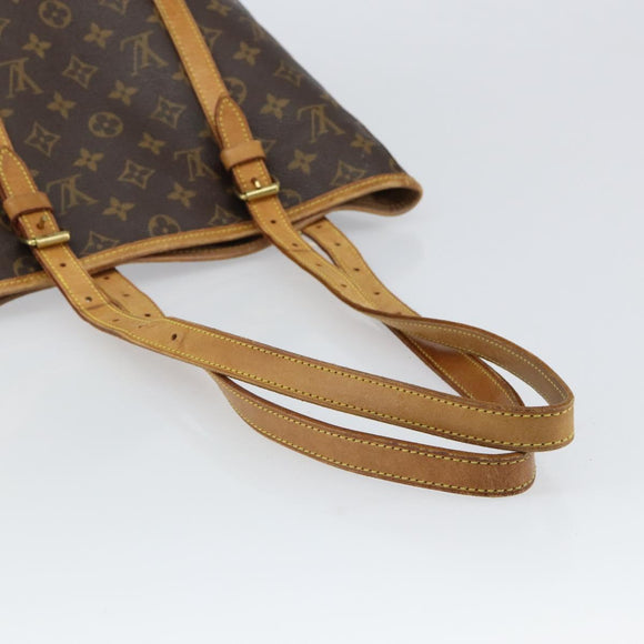LOUIS VUITTON Monogram Bucket GM Shoulder Bag M42236 LV Auth 147839