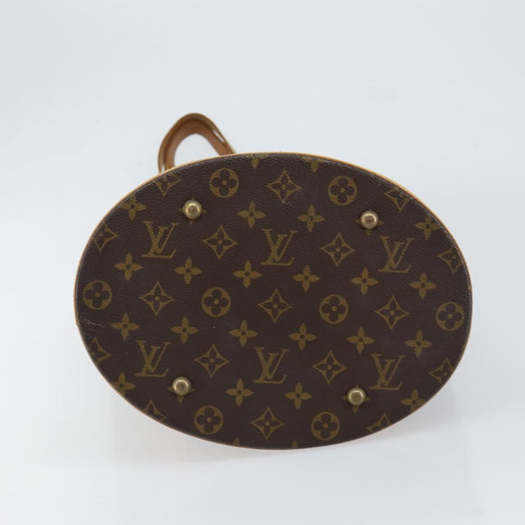 LOUIS VUITTON Monogram Bucket GM Shoulder Bag M42236 LV Auth 147839