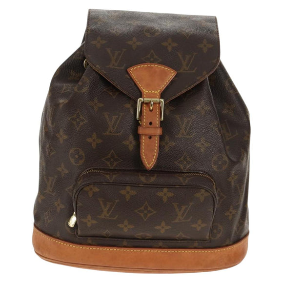LOUIS VUITTON Monogram Montsouris MM Backpack M51136 LV Auth 147841