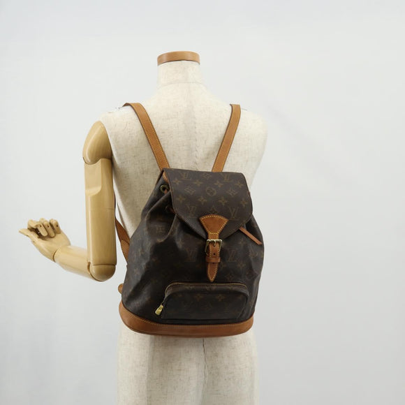 LOUIS VUITTON Monogram Montsouris MM Backpack M51136 LV Auth 147841