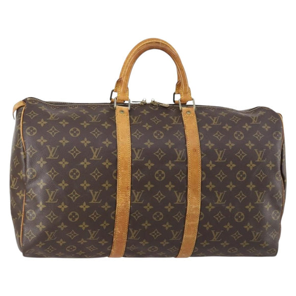 LOUIS VUITTON Monogram Keepall 50 Boston Bag M41426 LV Auth 147844
