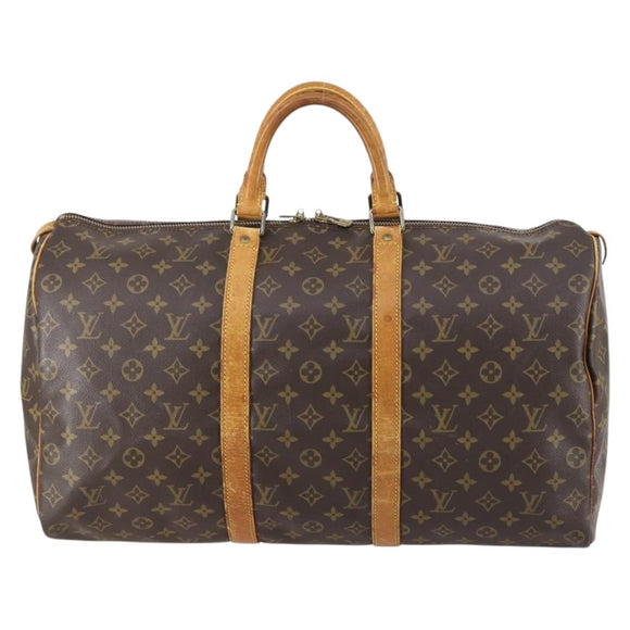 LOUIS VUITTON Monogram Keepall 50 Boston Bag M41426 LV Auth 147844