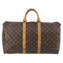 LOUIS VUITTON Monogram Keepall 50 Boston Bag M41426 LV Auth 147844-2