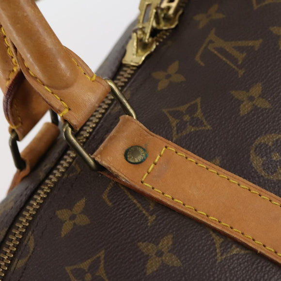 LOUIS VUITTON Monogram Keepall 55 Boston Bag M41424 LV Auth 147845
