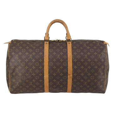 LOUIS VUITTON Monogram Keepall 55 Boston Bag M41424 LV Auth 147845 - 0
