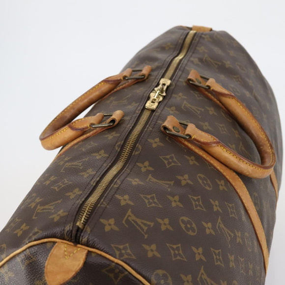 LOUIS VUITTON Monogram Keepall 55 Boston Bag M41424 LV Auth 147845