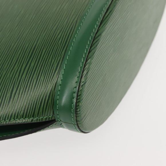 LOUIS VUITTON Epi Saint Jacques Hand Bag Green M52274 LV Auth 147848