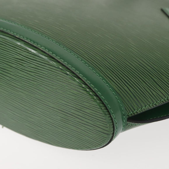 LOUIS VUITTON Epi Saint Jacques Hand Bag Green M52274 LV Auth 147848