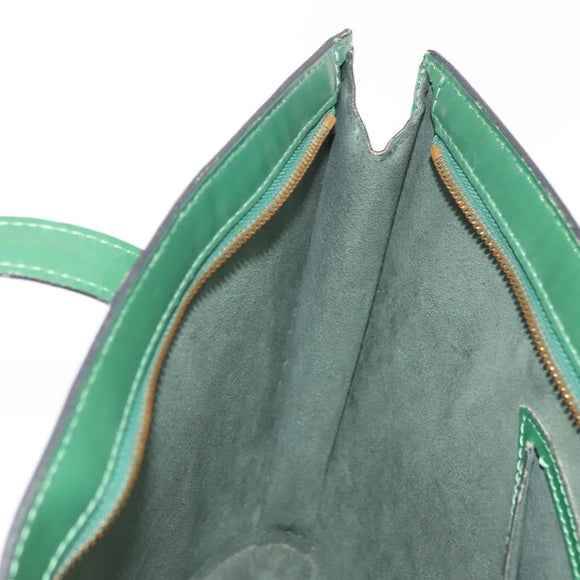 LOUIS VUITTON Epi Saint Jacques Hand Bag Green M52274 LV Auth 147848