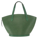 LOUIS VUITTON Epi Saint Jacques Hand Bag Green M52274 LV Auth 147848-2