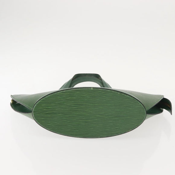 LOUIS VUITTON Epi Saint Jacques Hand Bag Green M52274 LV Auth 147848