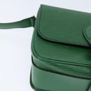 LOUIS VUITTON Epi Cartouchiere MM Shoulder Bag Green M52244 LV Auth 147850-14