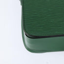 LOUIS VUITTON Epi Cartouchiere MM Shoulder Bag Green M52244 LV Auth 147850-16