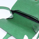 LOUIS VUITTON Epi Cartouchiere MM Shoulder Bag Green M52244 LV Auth 147850-10