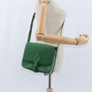 LOUIS VUITTON Epi Cartouchiere MM Shoulder Bag Green M52244 LV Auth 147850-22