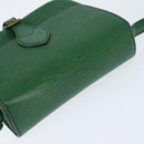 LOUIS VUITTON Epi Cartouchiere MM Shoulder Bag Green M52244 LV Auth 147850-6