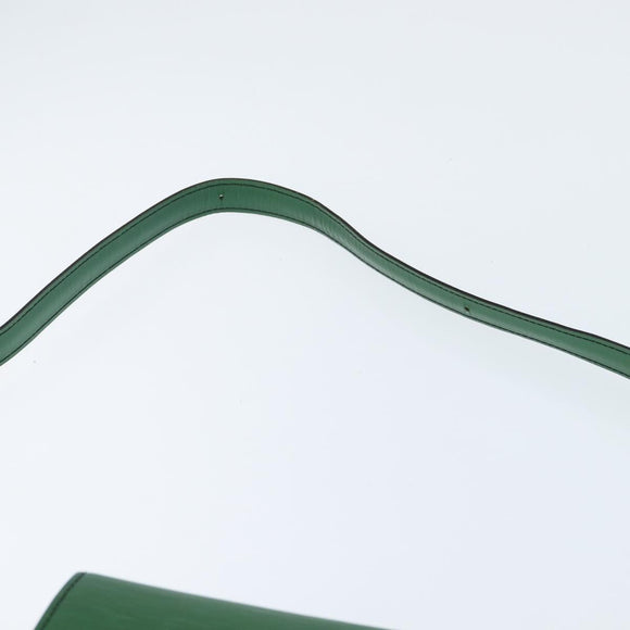 LOUIS VUITTON Epi Cartouchiere MM Shoulder Bag Green M52244 LV Auth 147850