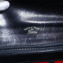 GUCCI GG Canvas Shoulder Bag Black Gold Auth 147856-15