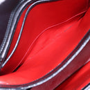 GUCCI GG Canvas Shoulder Bag Black Gold Auth 147856-20