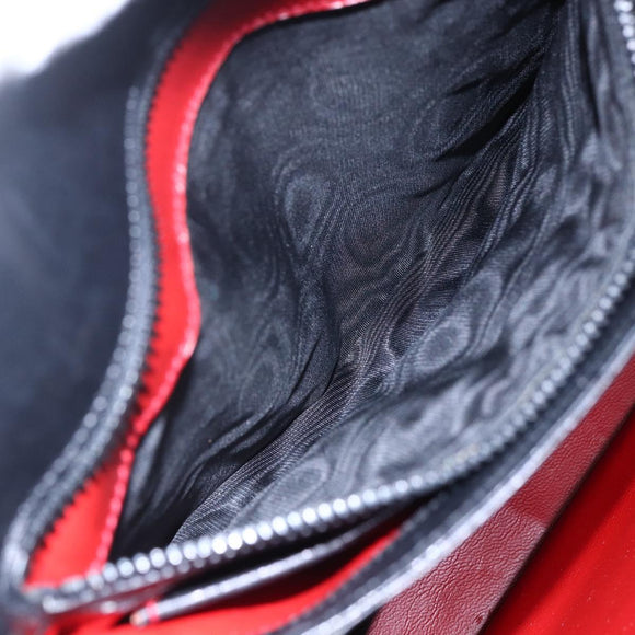 GUCCI GG Canvas Shoulder Bag Black Gold Auth 147856