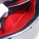 GUCCI GG Canvas Shoulder Bag Black Gold Auth 147856-23