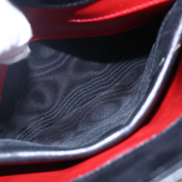 GUCCI GG Canvas Shoulder Bag Black Gold Auth 147856