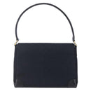 GUCCI GG Canvas Shoulder Bag Black Gold Auth 147856-3