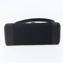 GUCCI GG Canvas Shoulder Bag Black Gold Auth 147856-9