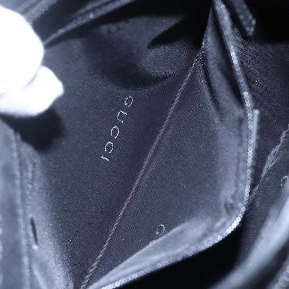 GUCCI Shoulder Bag Leather Black 001 3778 1705 Auth 147857