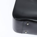 GUCCI Hand Bag Enamel 2way Black Silver 000 2058 0504 5 Auth 147858-17