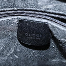 GUCCI Hand Bag Enamel 2way Black Silver 000 2058 0504 5 Auth 147858-19