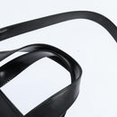 GUCCI Hand Bag Enamel 2way Black Silver 000 2058 0504 5 Auth 147858-14